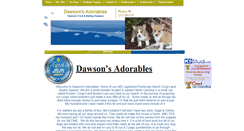 Desktop Screenshot of dawsonsadorables.com